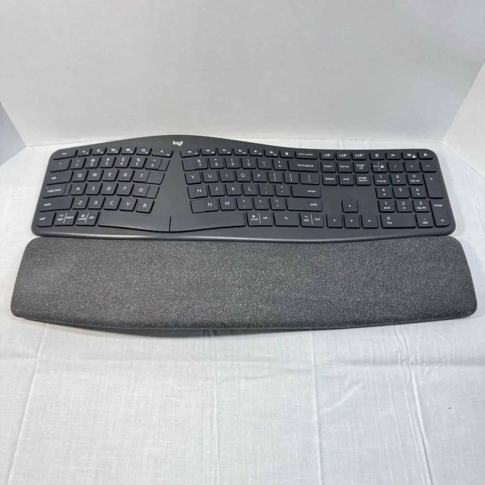 Logitech Ergo K860 Wireless Ergonomic Keyboard - Split Keyboard Dongle & Battery